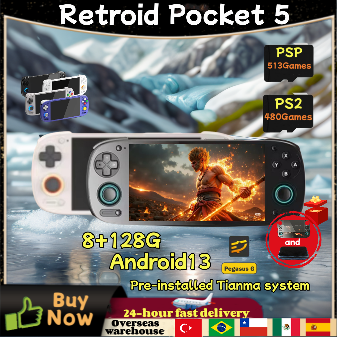 Retro Gaming Android - Retroid Pocket 5 RP5 Retro Handheld