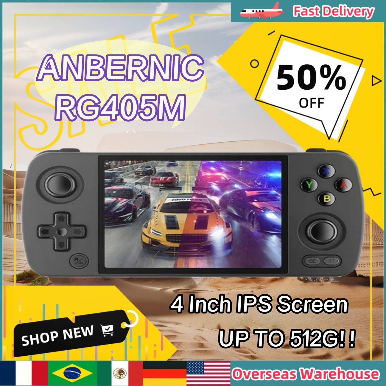 Retro Gaming Android - ANBERNIC RG405M Portable Retro Handheld Game