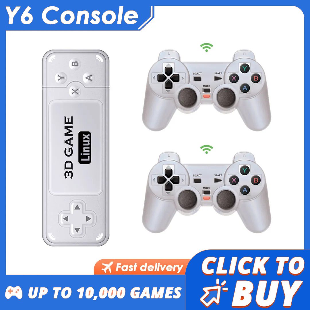 Retro Gaming Gameboy - BOYHOM Y6 Retro Game Console 4K