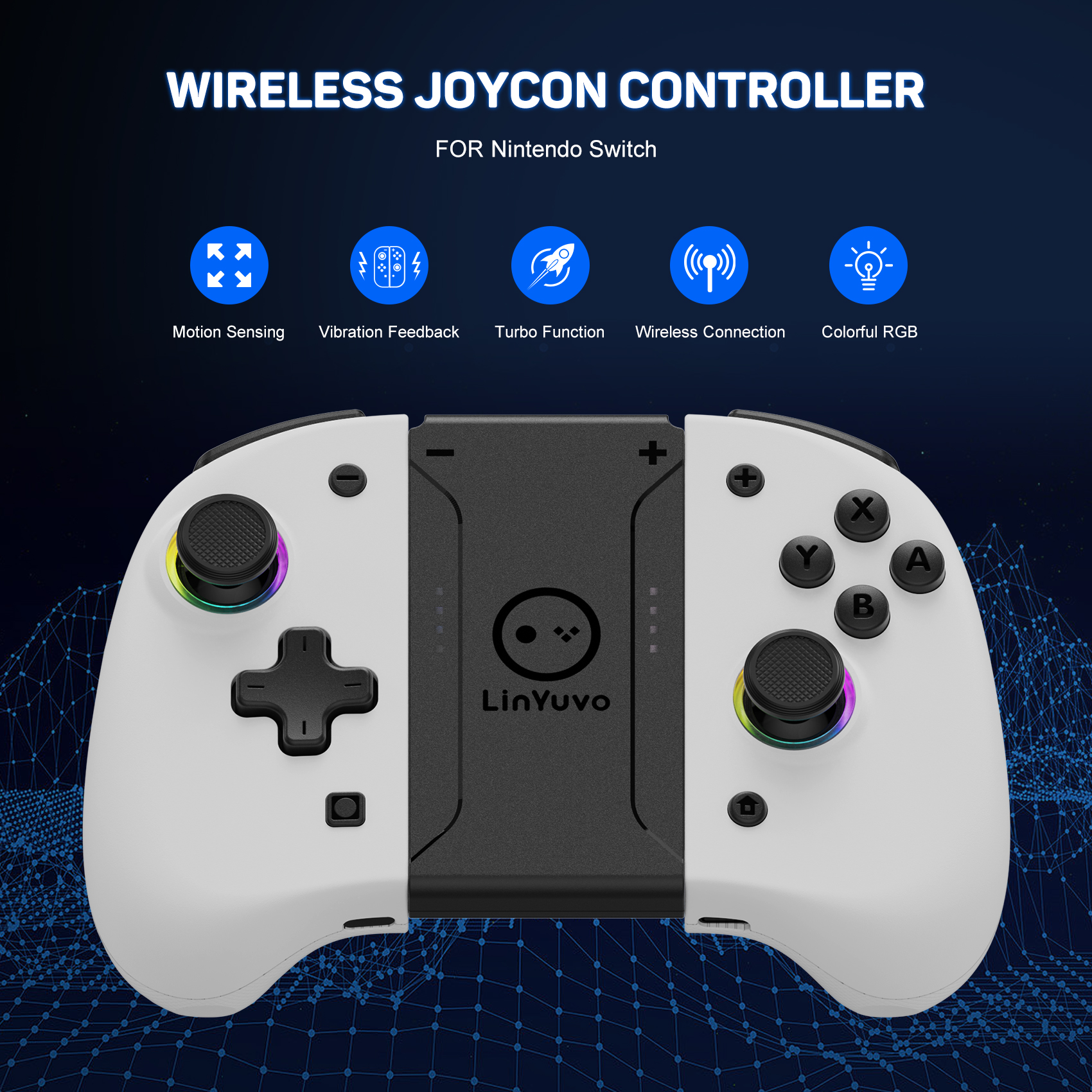 Retro Gaming Portable - Wireless Bluetooth Controller For Nintendo Switch
