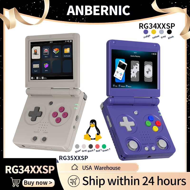 Anbernic RG34XXSP RG35XXSP Fli - Retro Gaming Portable ulasan dan harga
