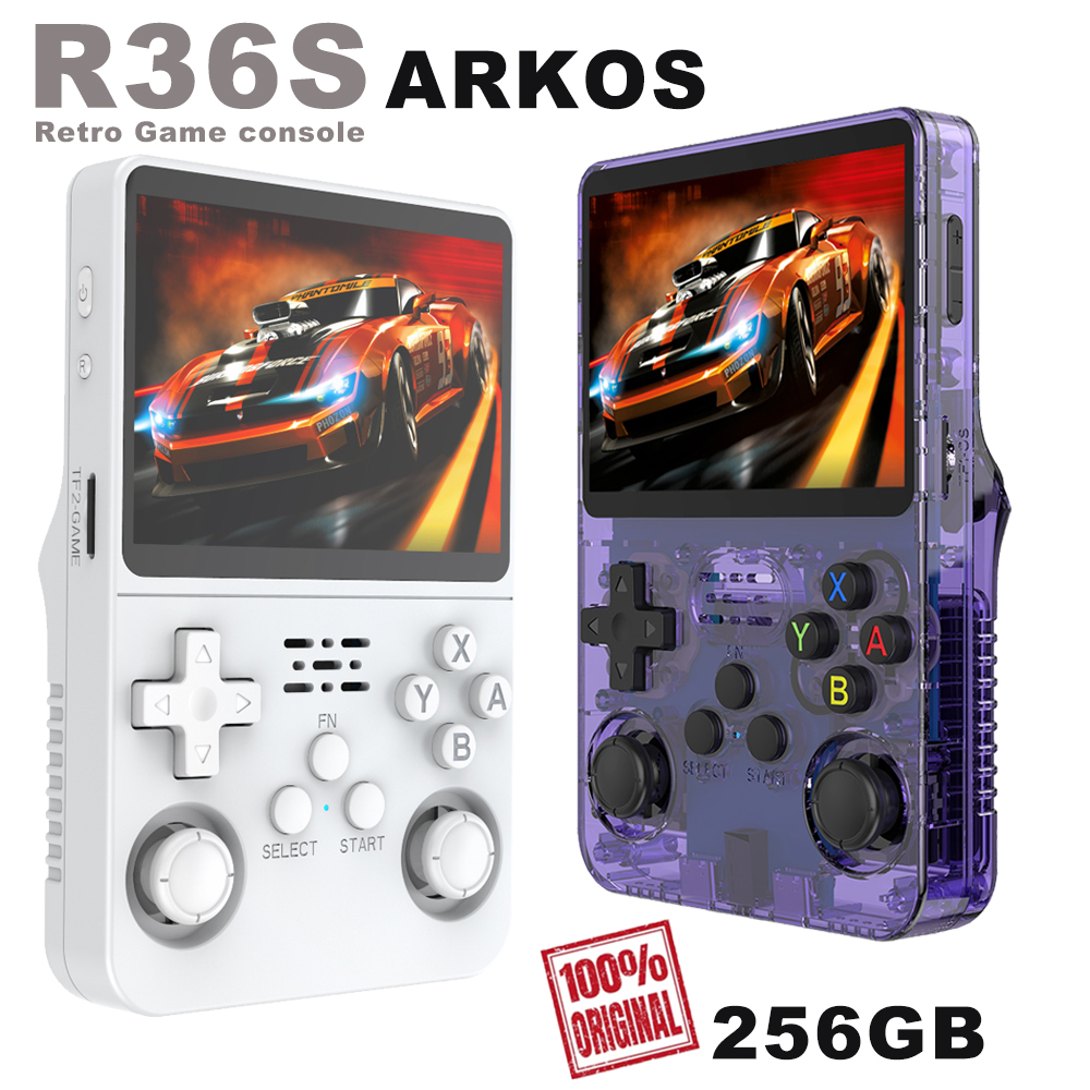 BOYHOM 256G Open Source R36S R - Retro Gaming Portable ulasan dan harga