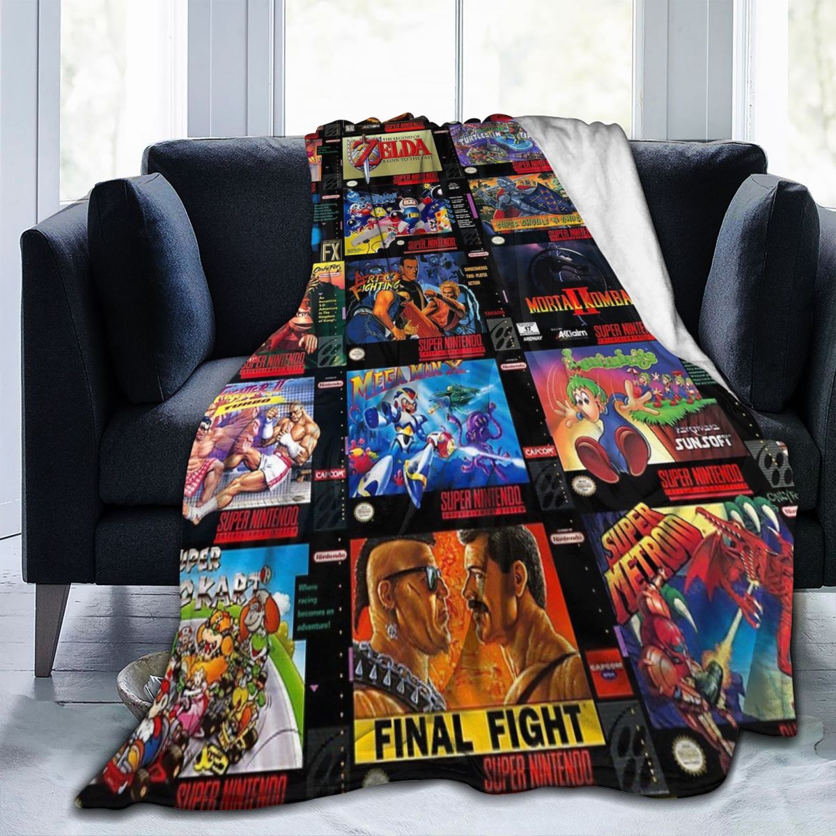 Retro Gaming Boxes Blankets Fl - Retro Gaming Portable ulasan dan harga