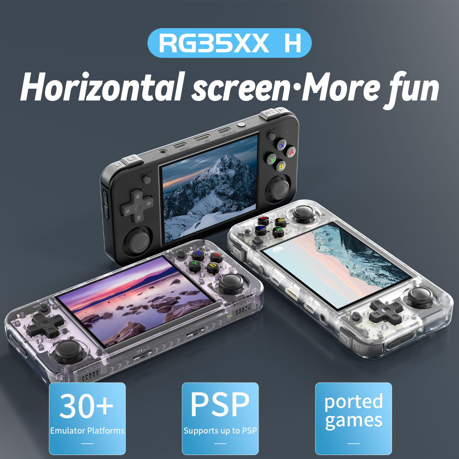 ANBERNIC RG35XX H Horizontal R - Retro Gaming Tablet ulasan dan harga