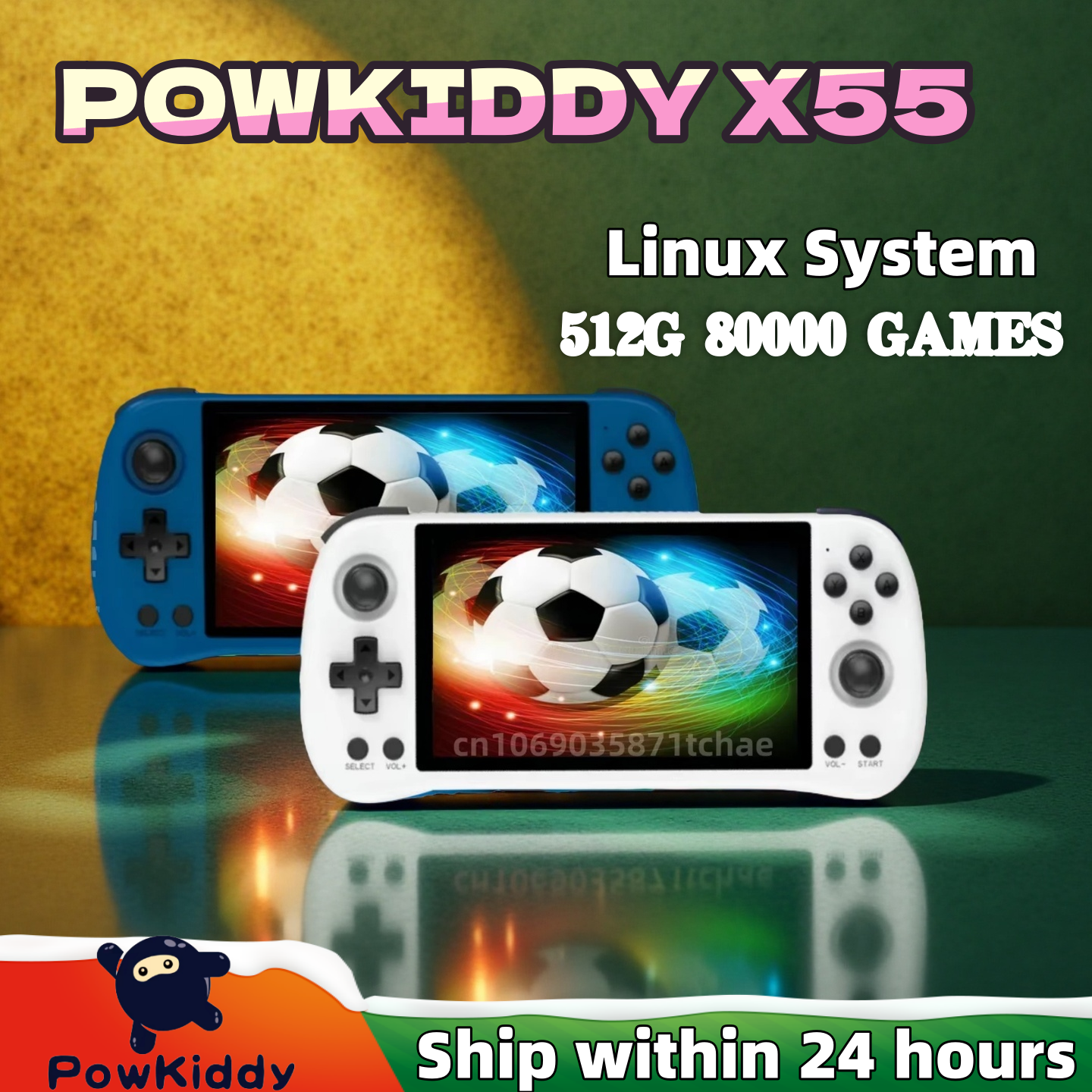 POWKIDDY X55 Handheld Game Con - Retro Gaming Gameboy ulasan dan harga
