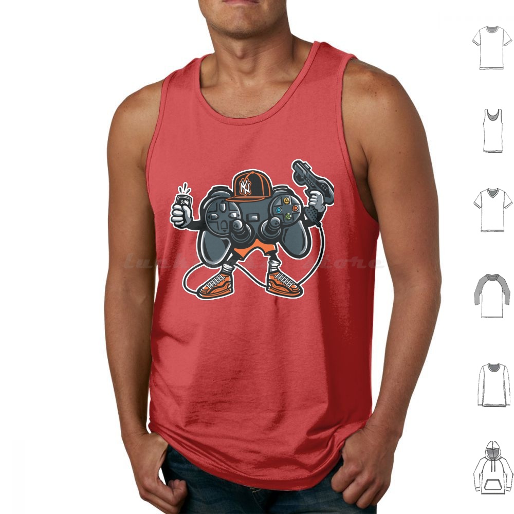Video Game Controller Tank Top - Retro Gaming Gun ulasan dan harga