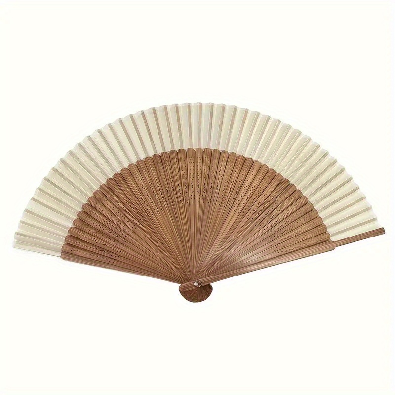 1pc Retro Bamboo Folding Fan,  - Console Retro Gaming Portable ulasan dan harga