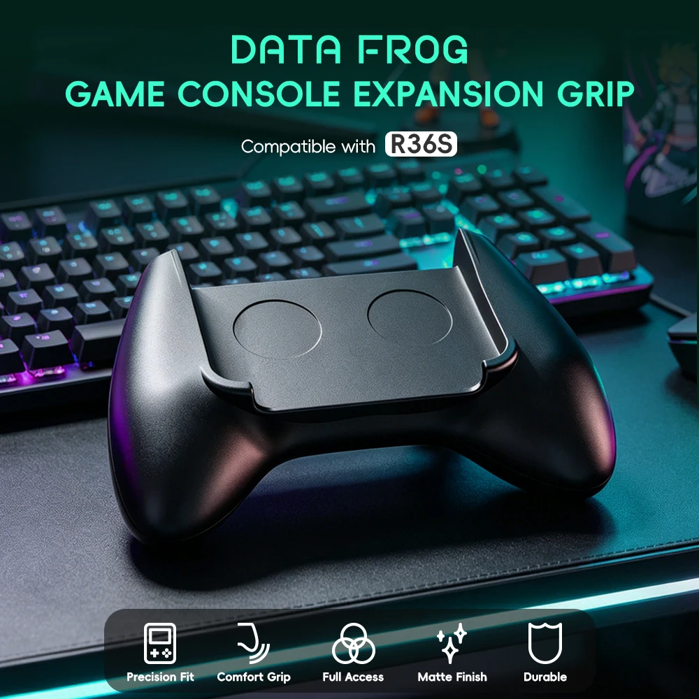 Data Frog R36S Game Grip Ergon - Retro Gaming Portable ulasan dan harga