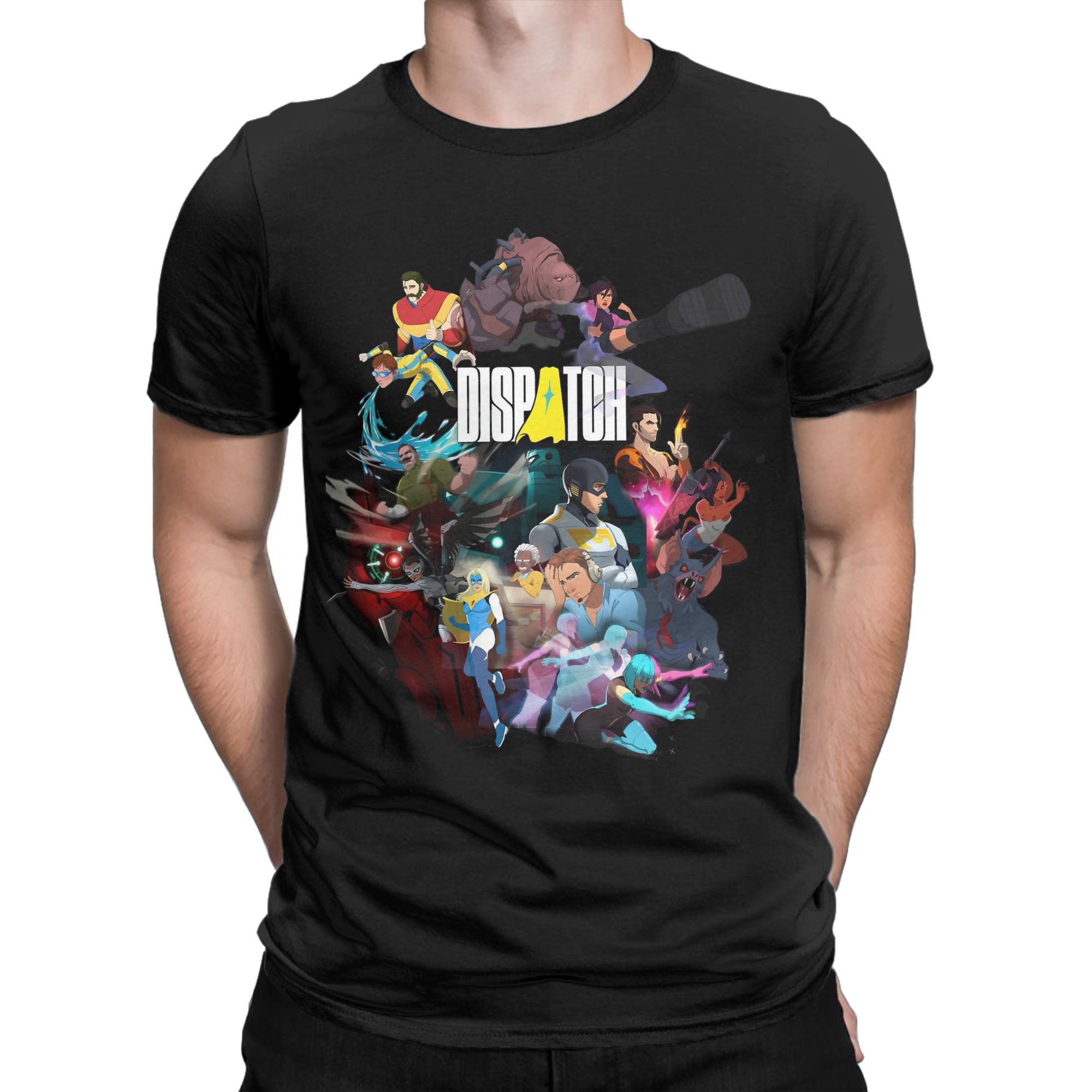 Dispatch Game Character Collag - Retro Gaming T Shirts ulasan dan harga