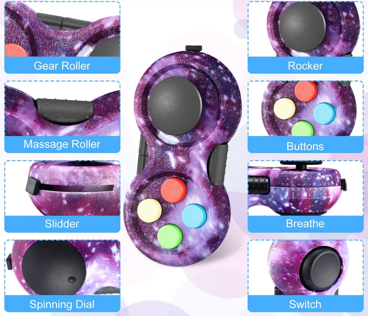 Fidget Pad Retro Classic Fidge - Console Retro Gaming Portable ulasan dan harga