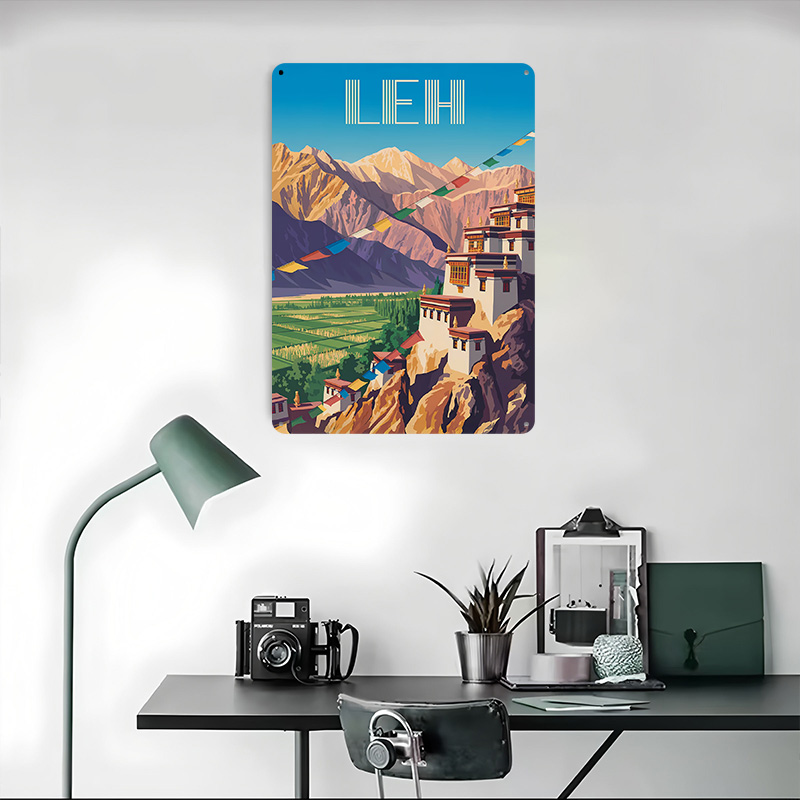 Leh India Travel Printed Poste - Retro Gaming India ulasan dan harga