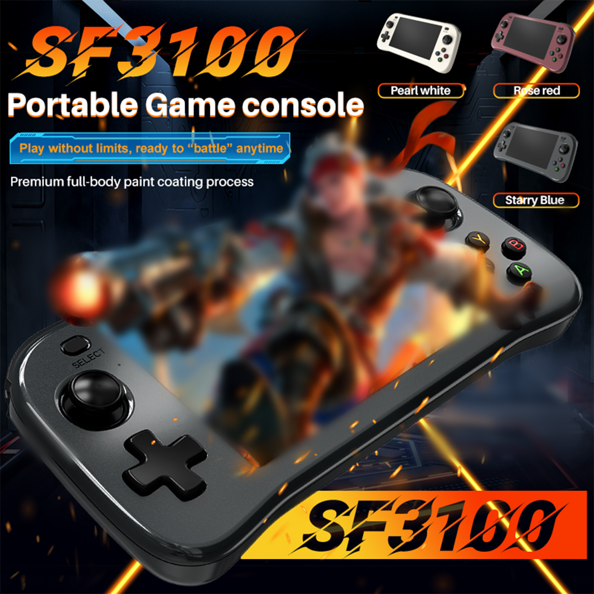 SF3100 Portable Handheld Game  - Retro Gaming Tablet ulasan dan harga