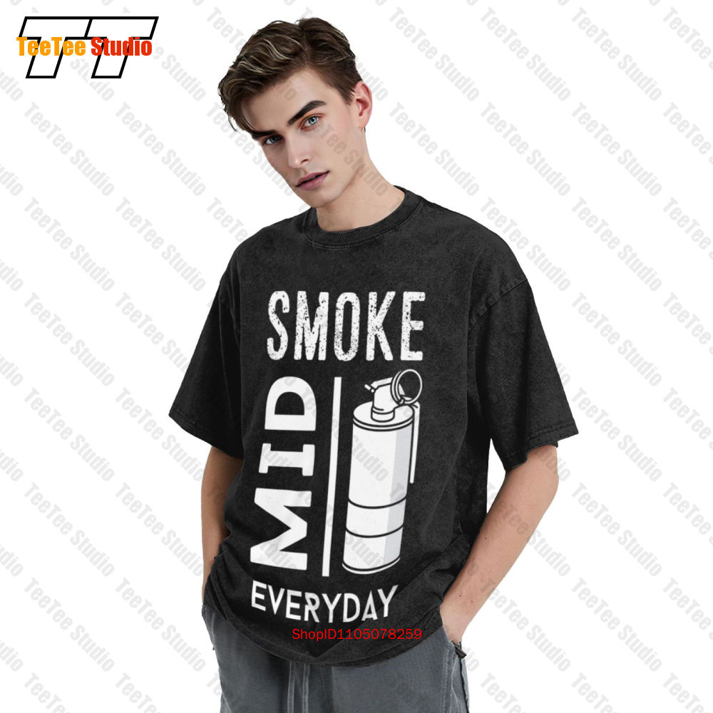 Cs Go Gaming Smoke Mid Everyda - Retro Gaming T Shirts ulasan dan harga