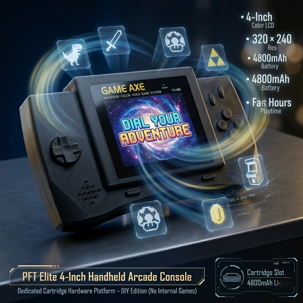 PFT Elite 4-Inch Handheld Arca - Retro Gaming Portable ulasan dan harga