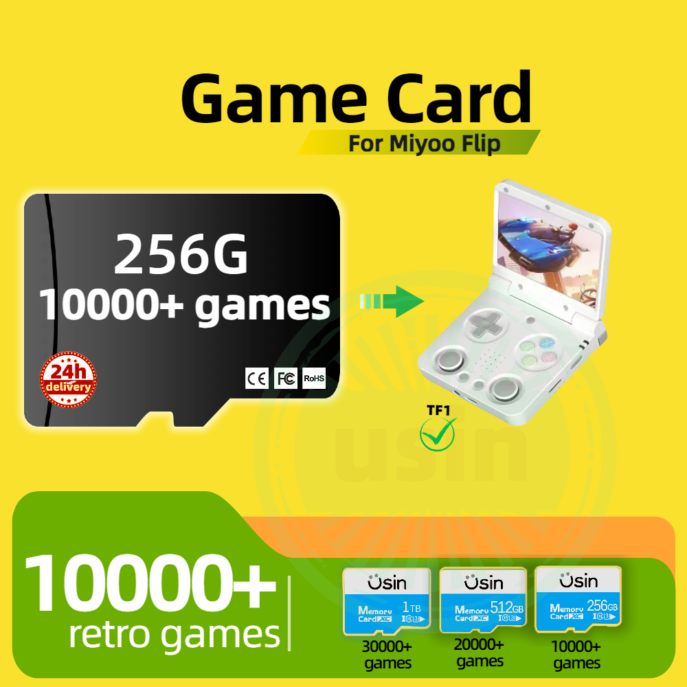 Game Card For Miyoo Flip 30000 - Retro Gaming Portable ulasan dan harga