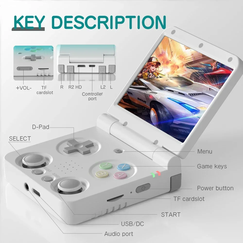 MIYOO Flip V2 Handheld Game Co - Retro Gaming Os Linux ulasan dan harga