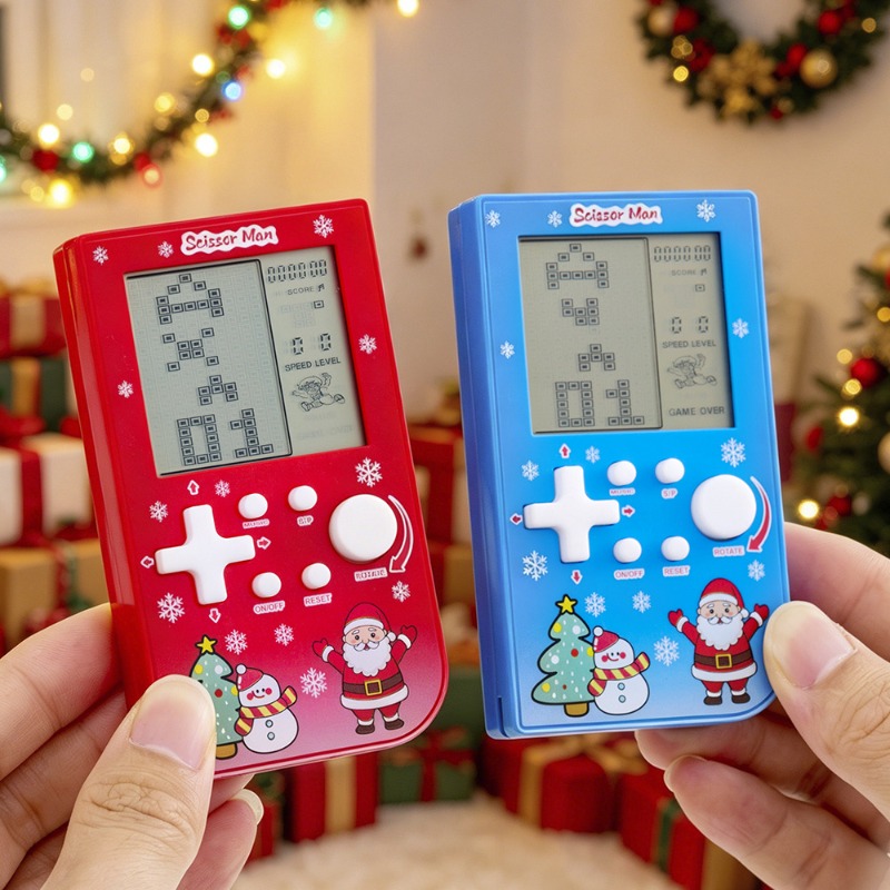 Santa & Snowman Print Brick Ga - Retro Gaming Portable ulasan dan harga