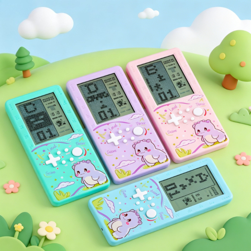 Cute Dinosaur Print Game Conso - Retro Gaming Portable ulasan dan harga