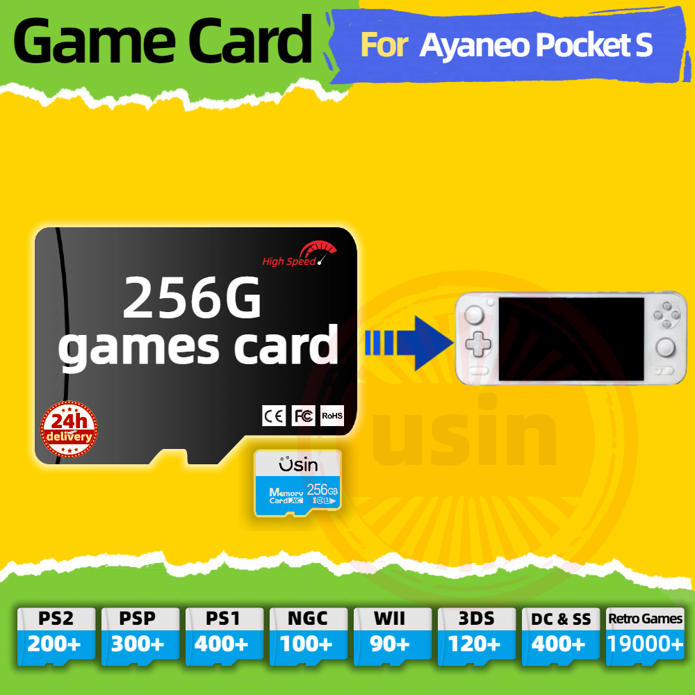 Game Card For Ayaneo Pocket S  - Retro Gaming Portable ulasan dan harga
