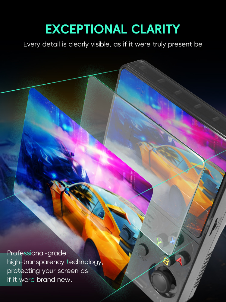 DATA FROG Tempered Glass Scree - Console Retro Gaming Portable ulasan dan harga