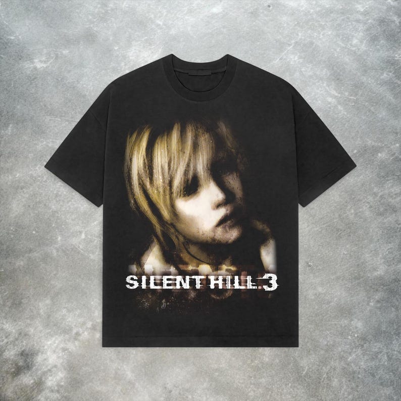 Silent Hill 2 OST T-shirt Retr - Retro Gaming T Shirts ulasan dan harga