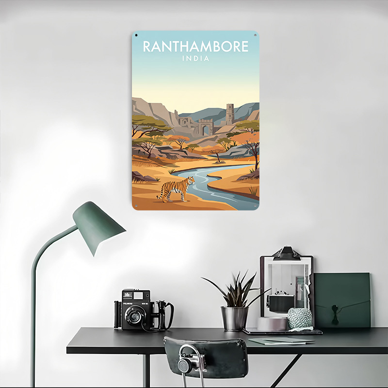 Ranthambore India Poster Custo - Retro Gaming India ulasan dan harga