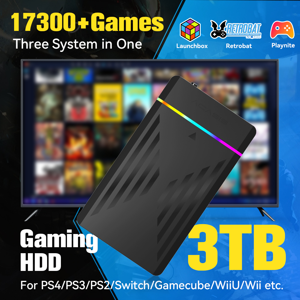 3TB Portable Gaming HDD Launch - Retro Gaming Portable ulasan dan harga