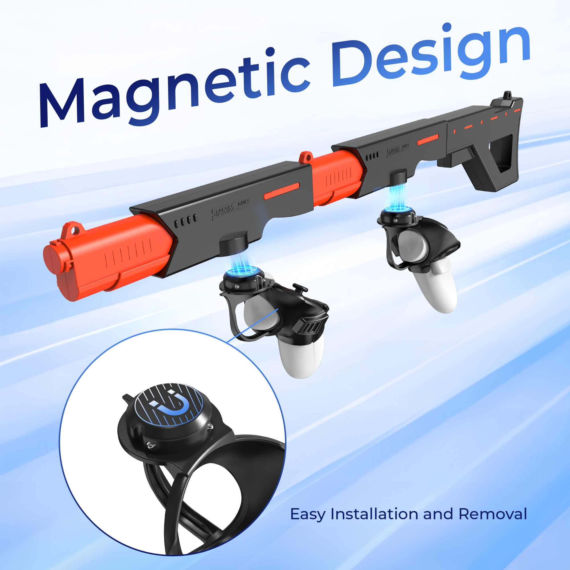 VR Games Gunstock for Meta Que - Retro Gaming Gun ulasan dan harga