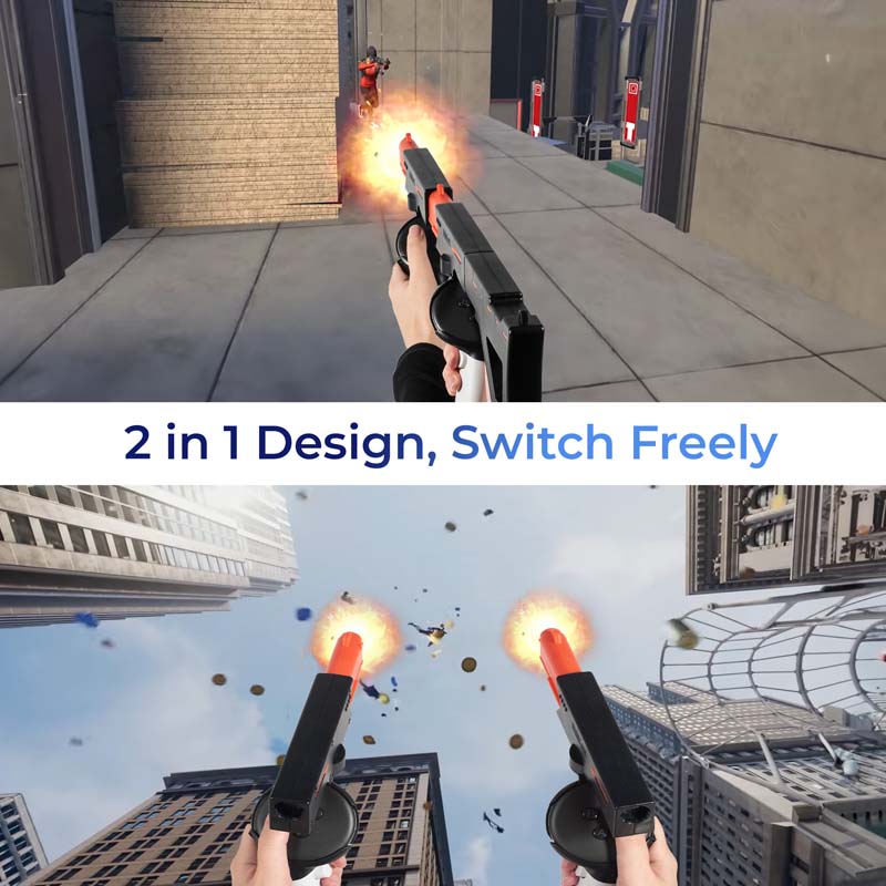 VR Games Gunstock for Meta Que - Retro Gaming Gun ulasan dan harga