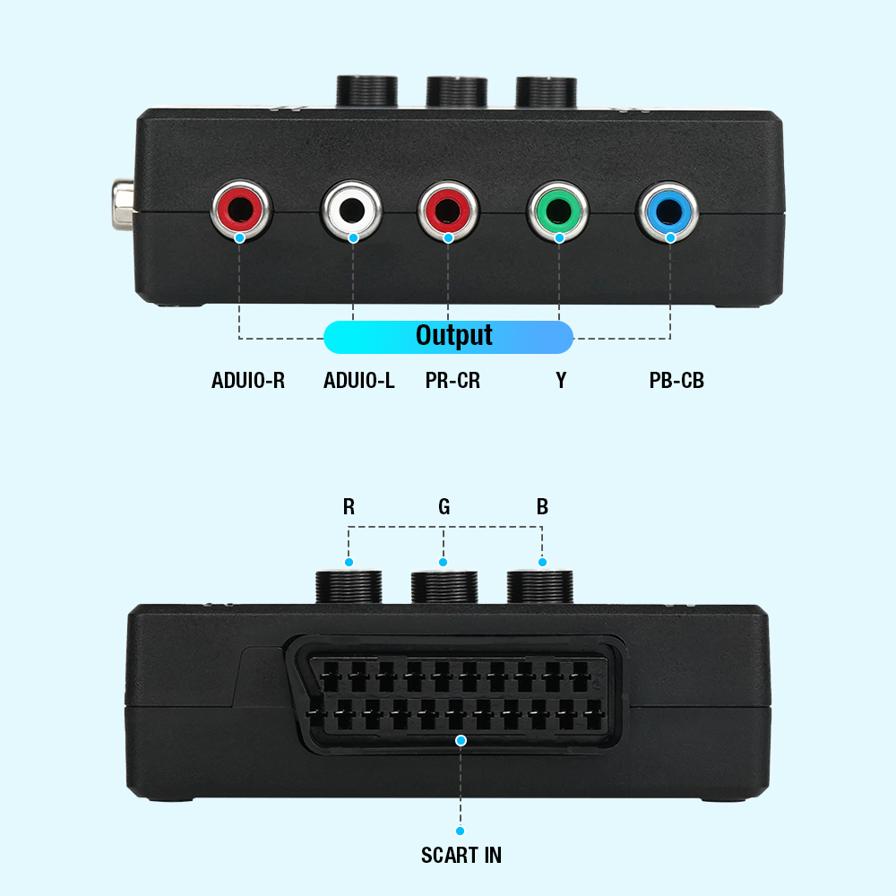 RGBS VGA to YPBPR Component Co - Retro Gaming Handheld ulasan dan harga