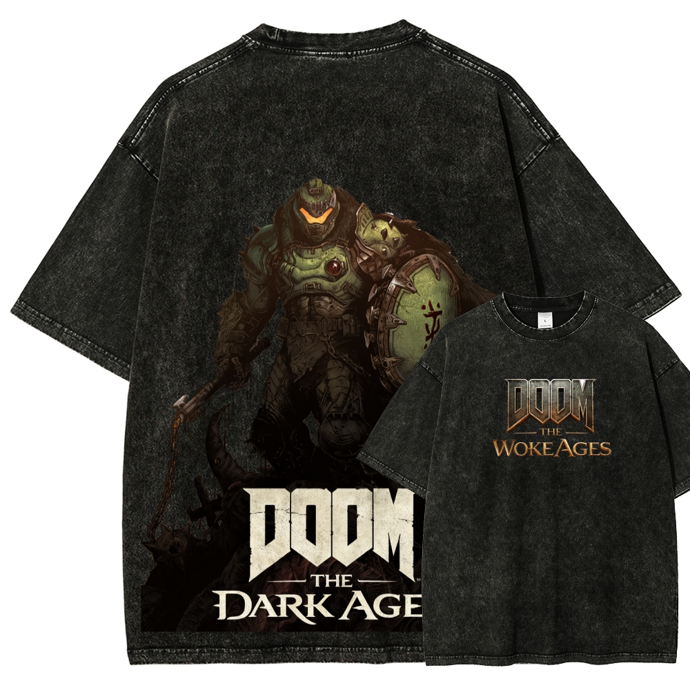 Classic FPS Game DOOM Retro St - Retro Gaming T Shirts ulasan dan harga